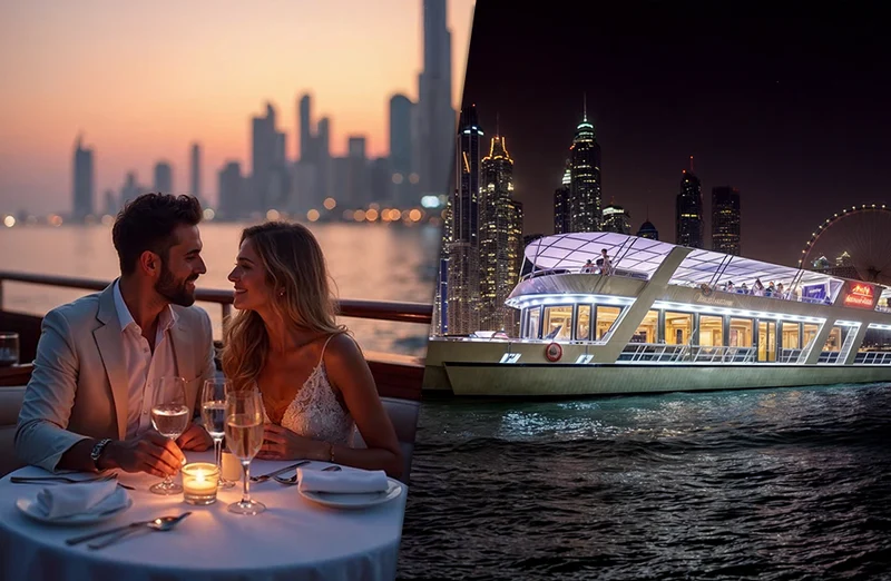 Romantic Dinner on Water: Dhow Cruise Dubai Marina Experience