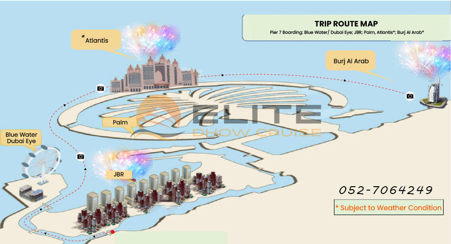 Discover the New Year Cruise Dubai Marina Route Map for an Unforgettable Celebration