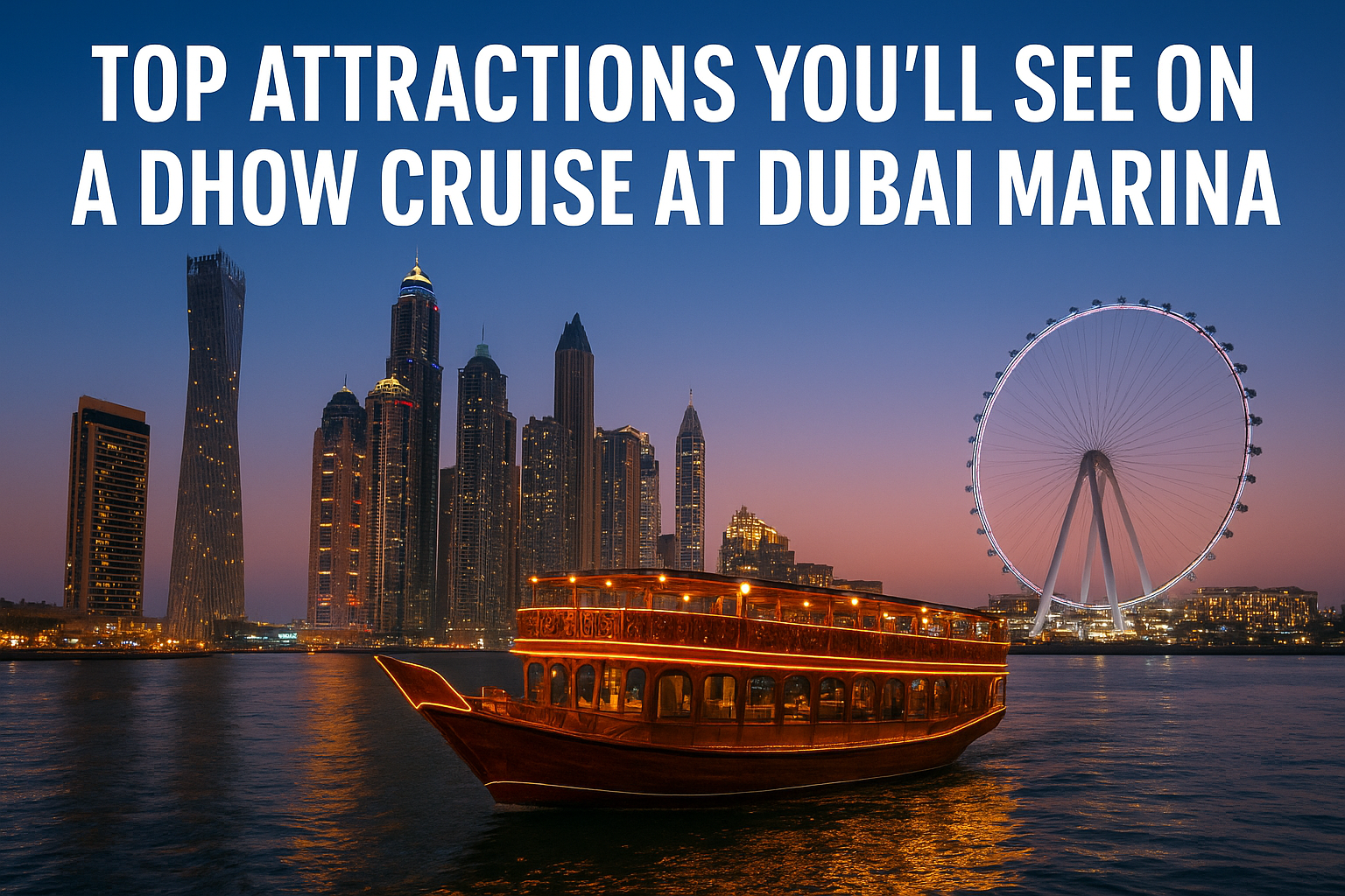 Top 10 Reasons to Experience a Dhow Cruise in Dubai & What to Expect on Your First Trip